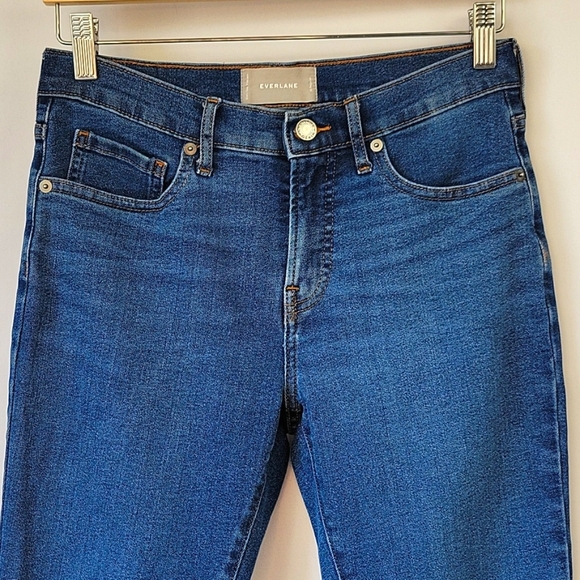 Everlane Mid Rise Skinny Ankle Jeans Medium Wash Size 28 - Picture 2 of 13